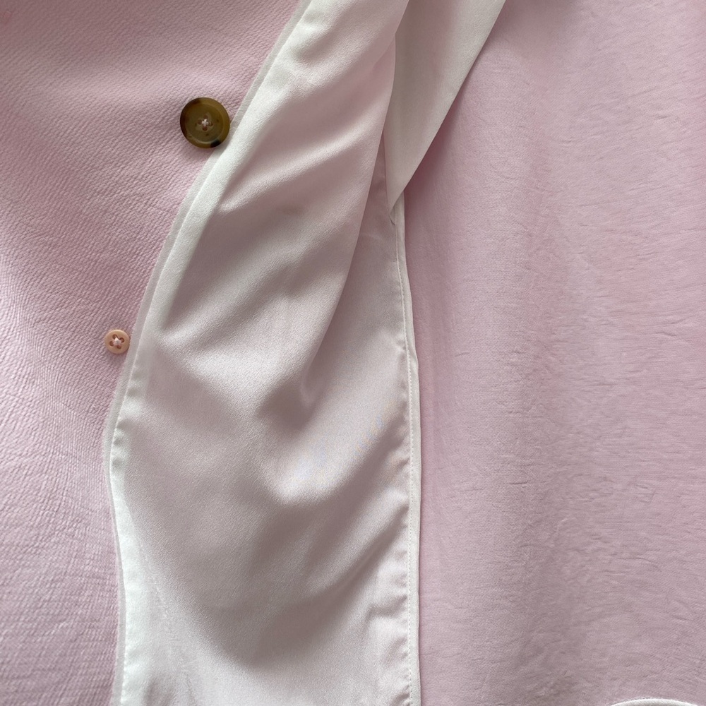 Aritzia - Wilfred Pink Double-Breasted Women's Blazer Dopamine Dressing - Picture 4 of 8